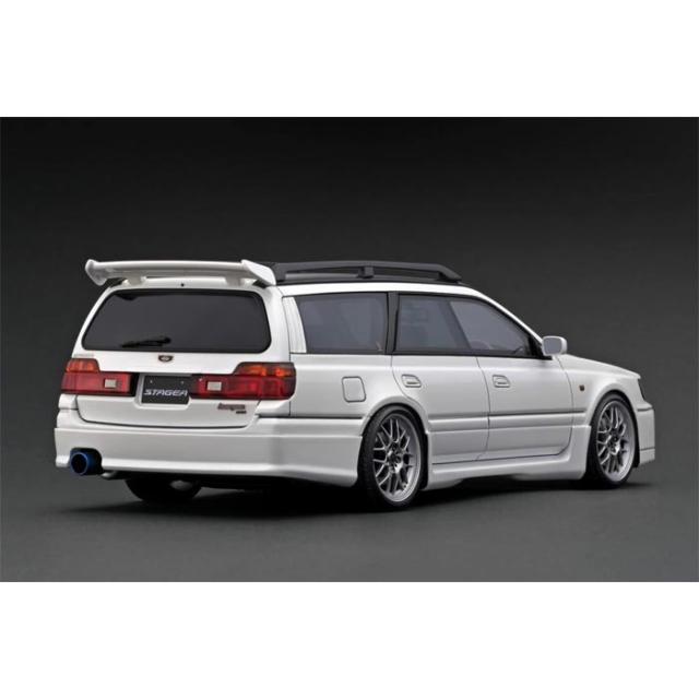 IGモデル 1/18 Nissan STAGEA 260RS WGNC34 Pearl White 模型 ミニカー 車 コレクション ティーケー・カンパニー IG2885_1