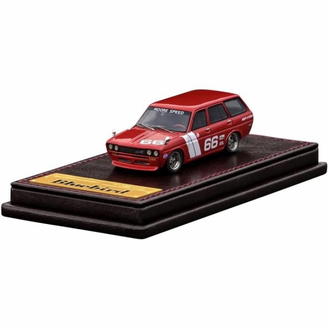 保証書 IGモデル 1/64 Datsun Bluebird 510 Wagon Red 模型 ミニカー