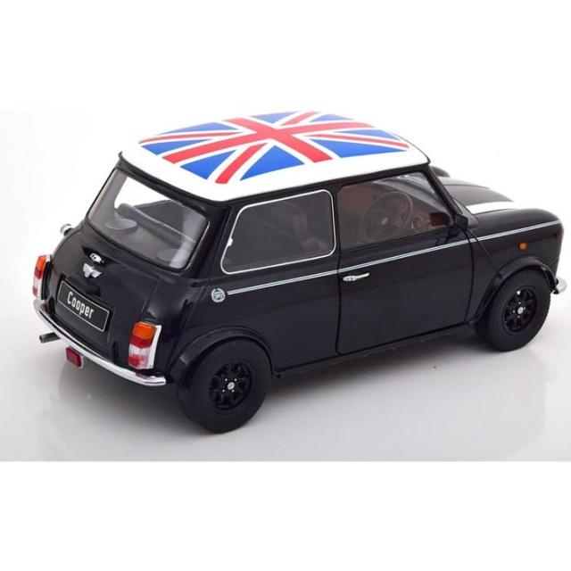 ミニ クーパーU'COUNIQUE Kkscale 1/12 ミニ クーパー 1990 black/white/Union Jack 右ハンドル