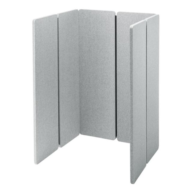 北海道・沖縄・離島配送不可 代引不可 パーティションブース H1600 高さ1600mm グレー 吸音効果 パネル 仕切り オフィス用品 サンワサプライ SPT-PB002GYの通販は