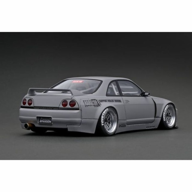 イグニッションモデル 1/18 パンデム GT-R BCNR33 マットグレー 完成品 ...