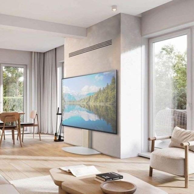 沖縄・離島配送不可 代引不可 壁寄せ テレビスタンド TVボード インテリア 家具 ダークブラウン木目＆ブラック（DB） Swing WS-BL840-DB_2