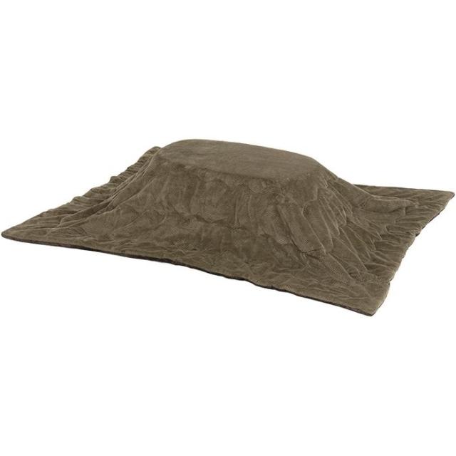 北海道・沖縄・離島配送不可 代引不可 うす掛けこたつ布団 ビケ950 アルミシート入り 保温 210×170cm カーキ HAGIHARA 2090927900