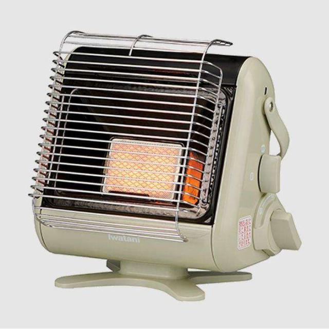 即納 カセットガスストーブ ポータブルタイプ “マイ暖” Iwatani 電池 電源不要 コードレス アイボリー 岩谷 CB-STV-MYD2