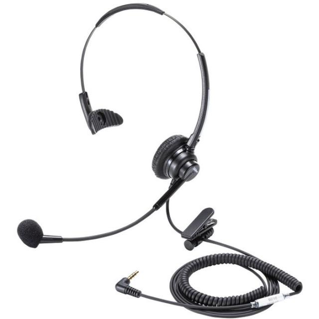 代引不可 ガイドシステム（MM-WGS4）用ヘッドセット オーバーヘッド型 マイク イヤホン 周辺機器 サンワサプライ MM-WGS4-HS2