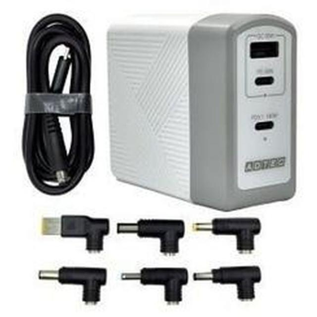 代引不可 PD3.1充電器 140W AC2 マルチPro WH ホワイト マルチプラグケーブルセット ADTEC APD-A140AC2-wMPro-WH