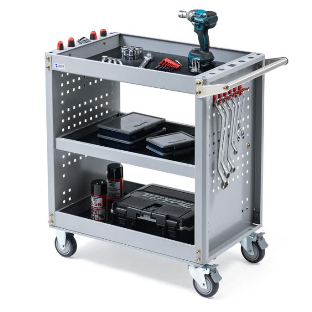 代引不可 SANWA SUPPLY ツールワゴン 工具 カート 耐荷重400kg 移動 整理 収納 サンワサプライ CART-FA4SV_2