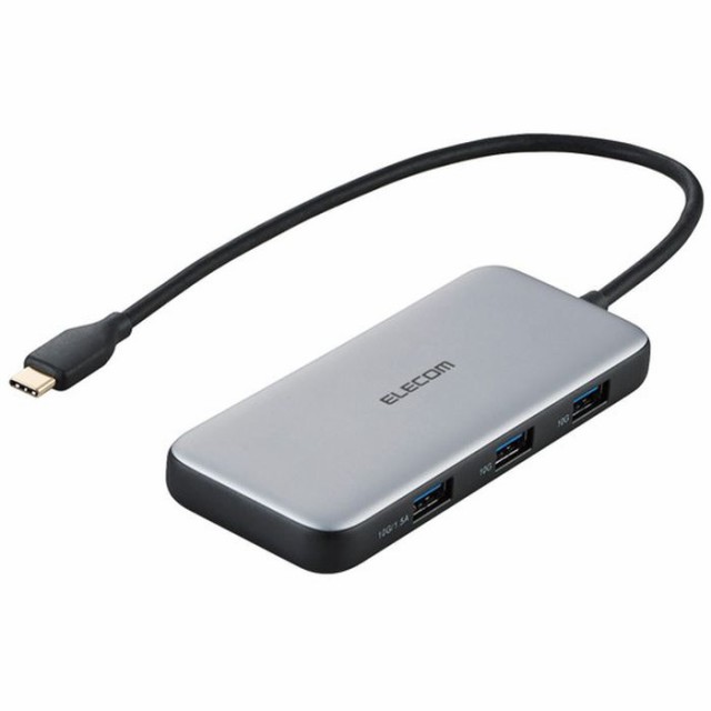 代引不可 USB Type C ドッキングステーション ハブ 5-in-1 PD 85W出力 USB-C ×1 USB-A ×3 HDMI ×1 Windows 11 10 macOS iPadOS 対応 シルバー エレコム DST-C26SV