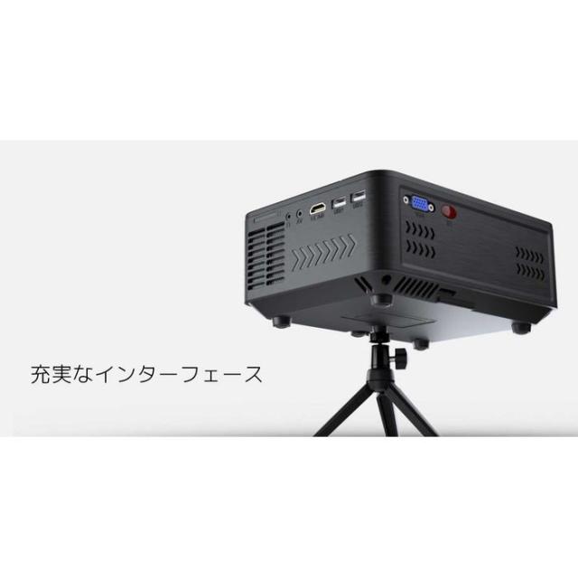 ワイヤレスプロジェクター「LED PROJECTER 3 Ver.B」 ブラック