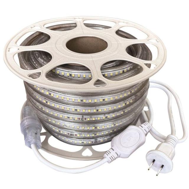 片面発光LEDロープライト 10ｍ 照明 防犯 屋外 DIY 富士倉 FRL-W10M