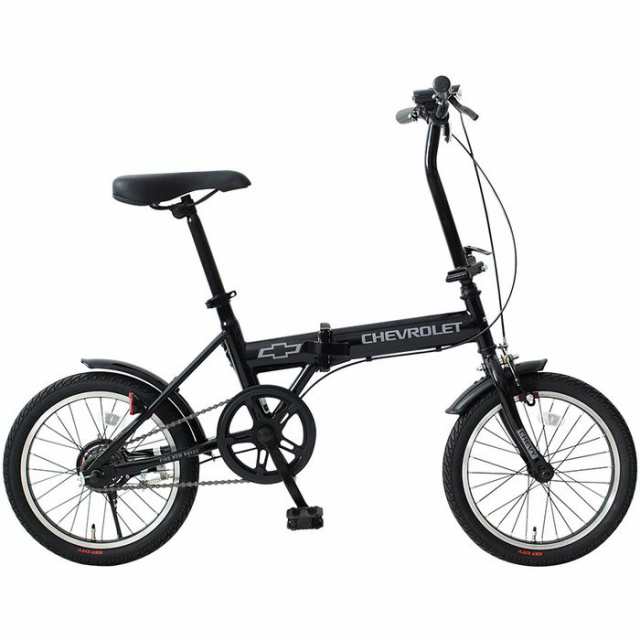北海道・沖縄・離島配送不可 代引不可 CHEVROLET 16インチ折畳自転車BK（BAA仕様） ブラック ミムゴ MG-CV16BAA-BKの通販は