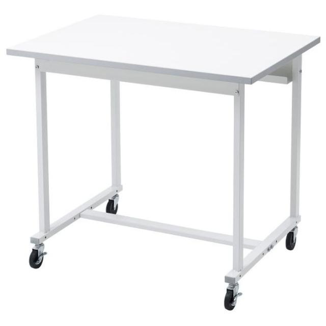 北海道・沖縄・離島配送不可 代引不可 作業台 幅100cm×奥行70cm 梱包作業 物流 業務用 ホワイト サンワサプライ RAC-WDK10070Wの通販は 82,603円