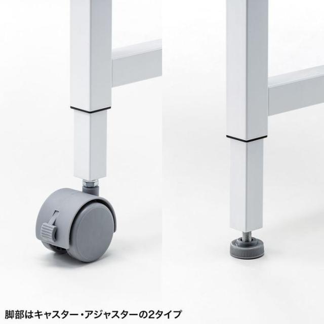北海道・沖縄・離島配送不可 代引不可 フレキシブルデスク 幅1800mm ホワイト オフィス家具 サンワサプライ SH-FX1870W_1