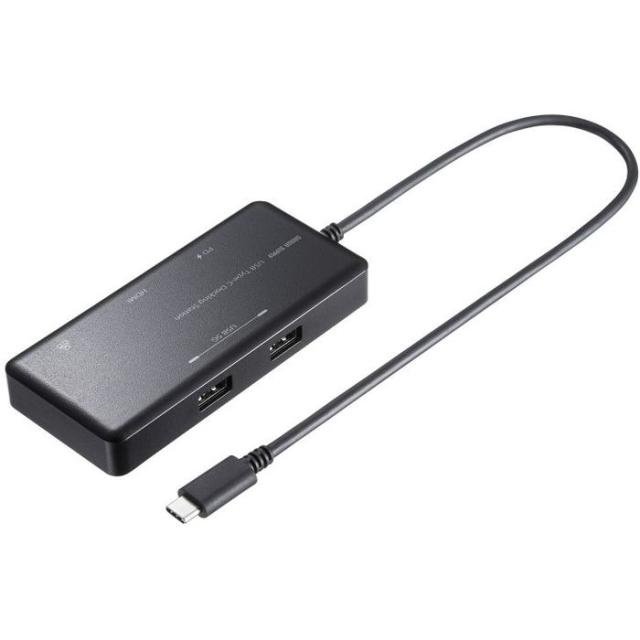 代引不可 USB Type-C ドッキングステーション サンワサプライ USB-DKM7BK 10,209円
