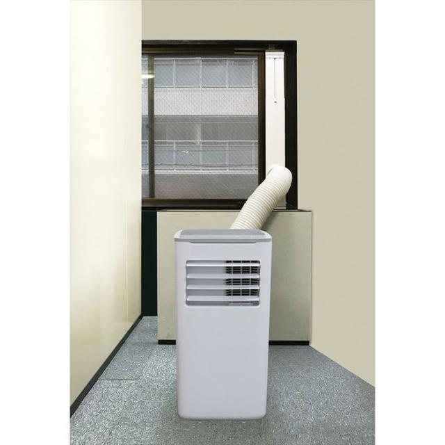 2.7kW 移動式クーラー 冷風 除湿 送風　ノンドレン方式 工事不要 広電 KEP271R