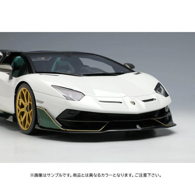 1/18 Lamborghini アヴェンタドール SVJ ロードスター アドペルソナム 2トーン ヴィオラヘスティア/グリジオリンクス メイクアップ EML079C_3