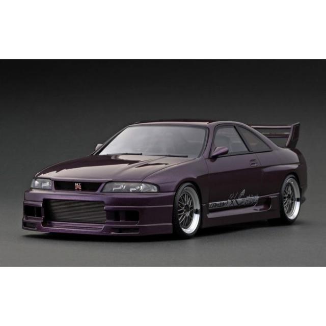 1/18 イグニッションモデル IG GReddy GT-R (BCNR33) Midnight Purple ミニカー 模型 ティーケーカンパニー IG3130の通販は