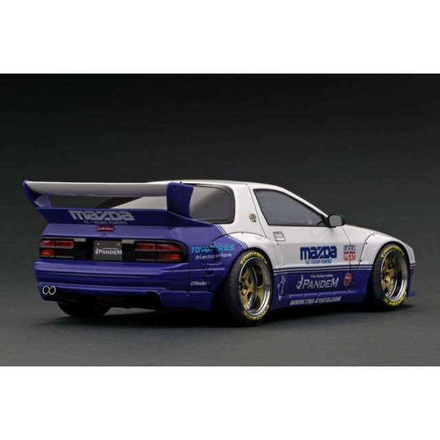 1/18　PANDEM RX-7 (FC3S) White/Purple IGモデル 模型 ミニカー ティーケー・カンパニー IG2916