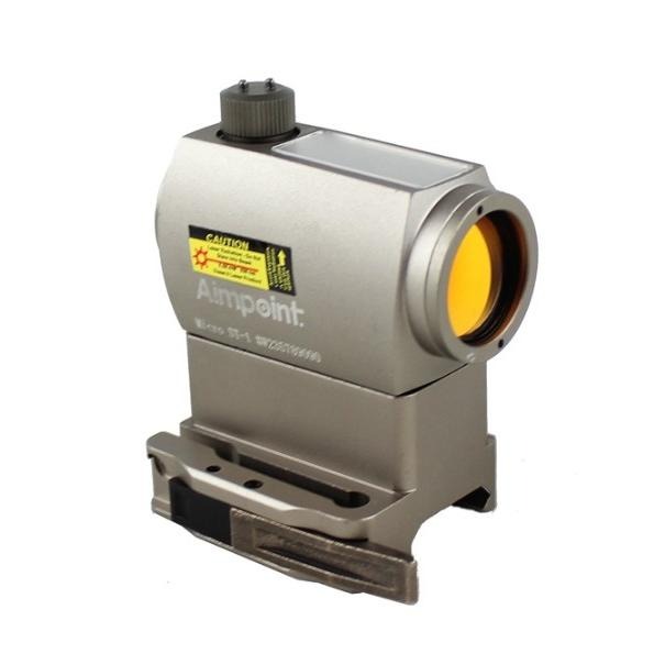 新型 AIMPOINT T-1タイプ ドットサイト ハイマウント TAN ノーブランド rd-0041-tan