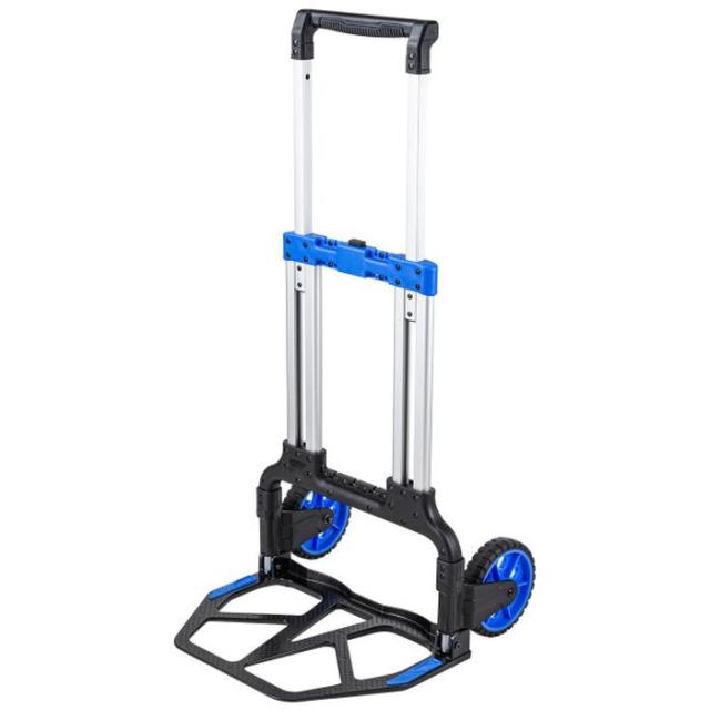 即納 代引不可 折りたたみキャリー (2輪台車) 耐荷重125kg  サンワサプライ CART-FA10BK