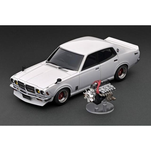 1/18 Nissan Bluebird U 2000GTX (G610) White 1/18「L20型
