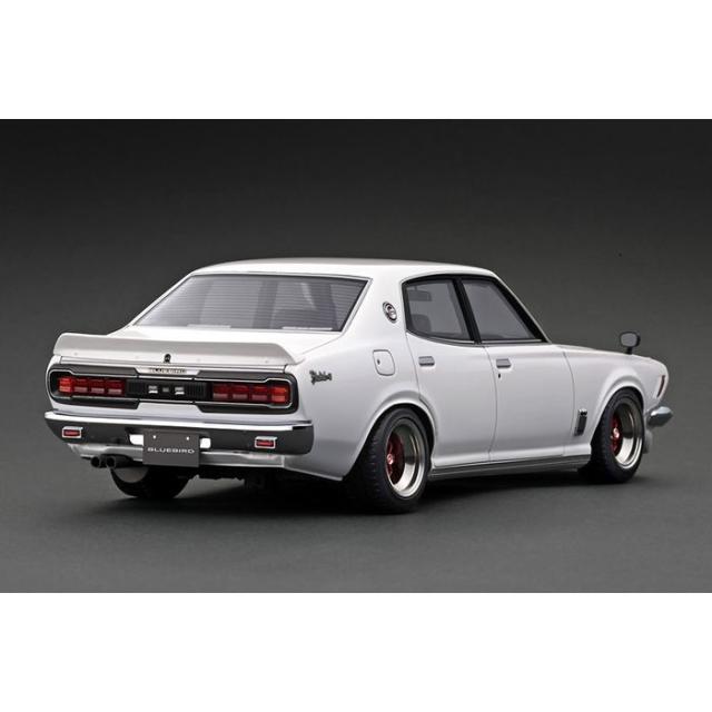 1/18 Nissan Bluebird U 2000GTX (G610) White 1/18「L20型」エンジン付属 日産 ブルーバード ミニカー ティーケー・カンパニー IG3167_2