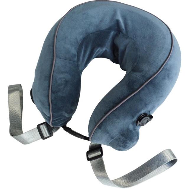 RELAAAX リラ〜〜クス 電動ネック＆ボディリラクサー ネックマッサージャー 空気式 USB充電 ブルーグレー メテックス GTNPGの通販は 5,635円