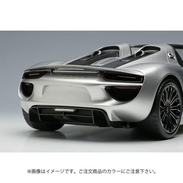 限定 1/18 PORSCHE ポルシェ 918 スパイダー 2011 リビエラブルー ミニカー メイクアップ EML045D_6