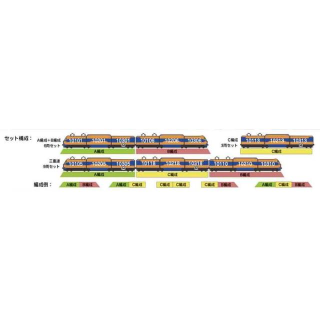 Nゲージ 近鉄10100系 新ビスタカー 改装形 C編成 3両セット 鉄道模型