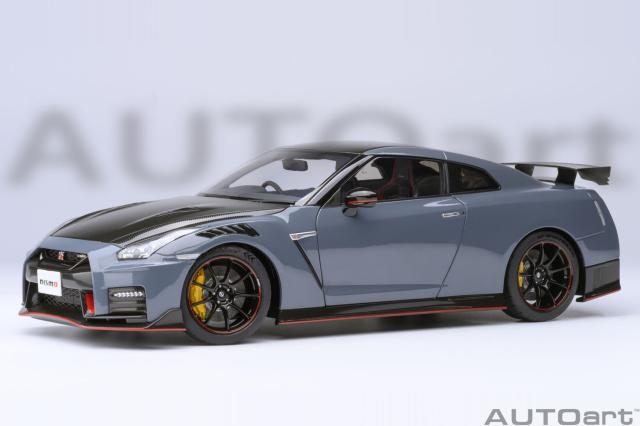 1/18 日産 NISSAN GT-R R35 ニスモ NISMO スペシャルエディション NISMOステルスグレー ミニカー 模型 オートアート 77505_1