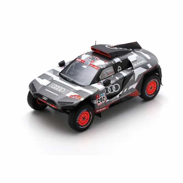 1/18 Audi RS Q e-tron No.202 Dakar 2022 C. Sainz - L. Cruz ミニカー Spark Japan 18S827