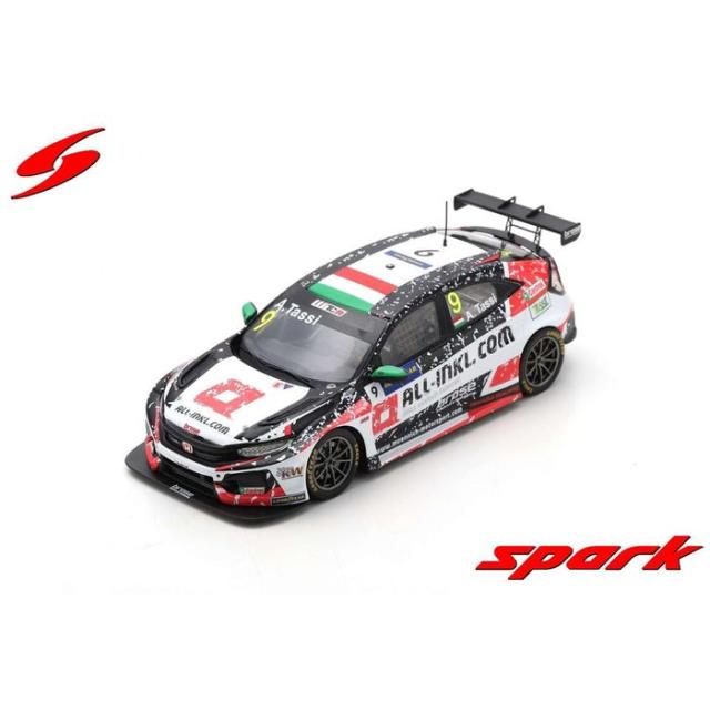 1/43 Honda Civic Type R TCR No.9 ALL-INKL.DE Munnich Motorsport 3rd Race 2 WTCR 2020 Nurburgri ミニカー Spark Japan S8964