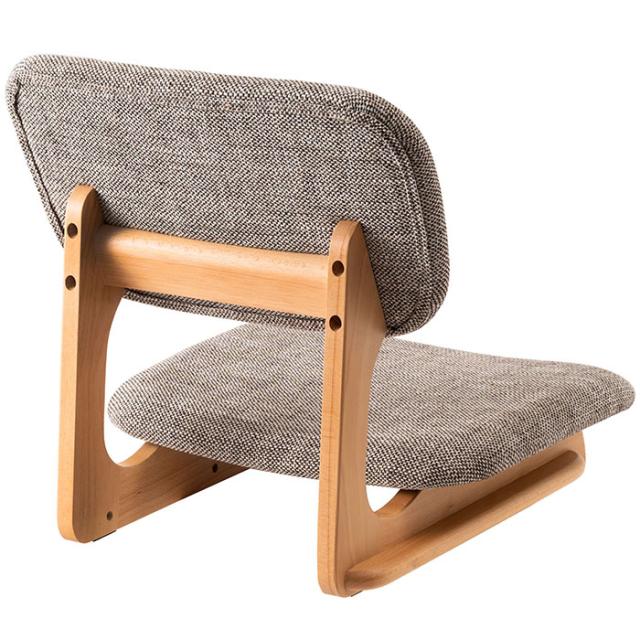 北海道・沖縄・離島配送不可 代引不可 フロアチェア 椅子 ロースタイル 低め ベージュ 東谷 NOC-51BE