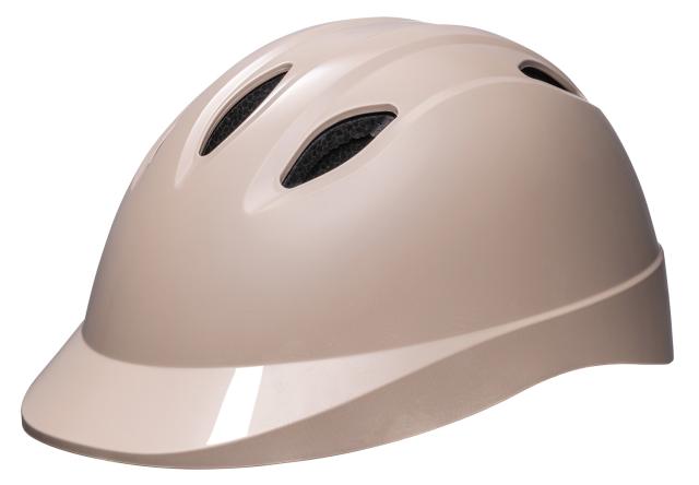 自転車用ヘルメット Chalino S/Mサイズ ベージュ SGマーク認証品 通学 通勤 サイクリング アーテック 36548