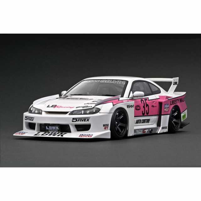 1/18 LB-Super Silhouette S15 SILVIA シルビア White/Pink ティーケー・カンパニー IG2921の通販は