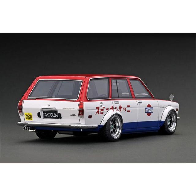 1/18 Datsun Bluebird ブルーバード (510) Wagon Red/White/Blue ティーケー・カンパニー IG3154_1