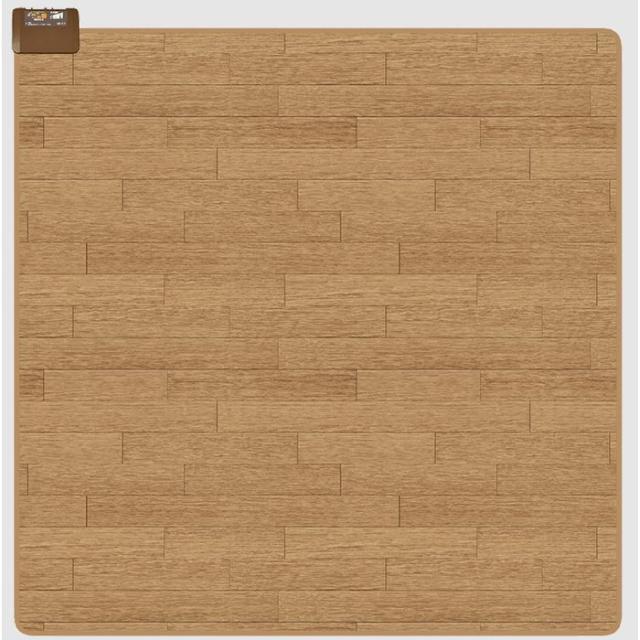 電気カーペット 2畳 フローリング調 表面防水素材 ライトベージュ コウデン CWC201H-CW