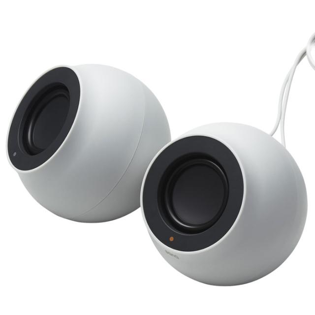 即納 代引不可 PC スピーカー 無線   有線 対応 4種類接続 ( Bluetooth   USB Type-C   USB-A   3.5mm ) 4.4W USB給電 コントローラー付 コンパクト ホワイト エレコム SP-P10CUBWHの通販は