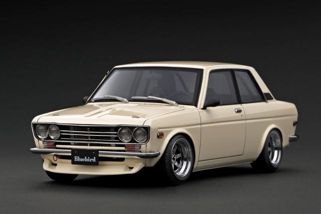 1/18 イグニッションモデル Datsun Bluebird (510) White ダットサン ブルーバード ティーケー・カンパニー IG3305
