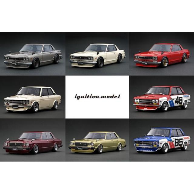 1/18 イグニッションモデル Datsun Bluebird (510) White