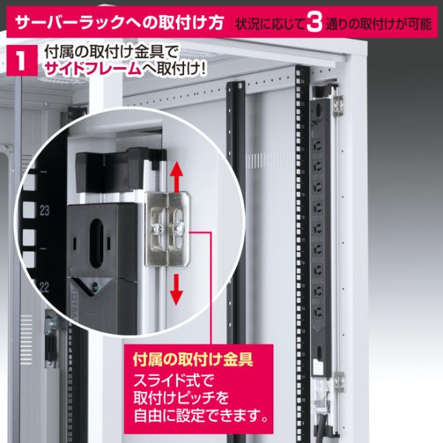 北海道・沖縄・離島配送不可 代引不可 19インチサーバーラック用コンセント 15A サンワサプライ TAP-SV1518_2