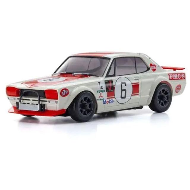 ミニッツAWD 日産 スカイライン 2000GT-R (KPGC10) レーシング 1972 #6 レッド 京商 32643R