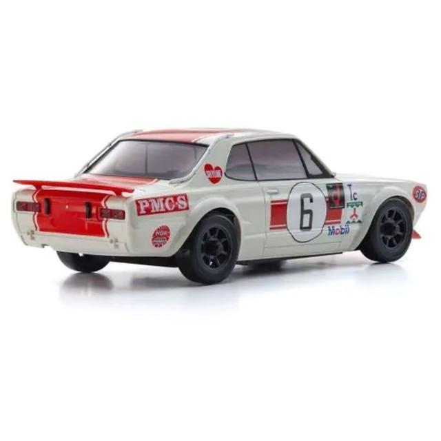 ミニッツAWD 日産 スカイライン 2000GT-R (KPGC10) レーシング 1972 #6 レッド 京商 32643R