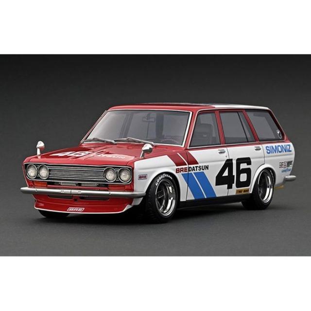 ターマックワークス 1/18 Datsun Bluebird (510) Wagon Red/White ティーケー・プランニング IG3063