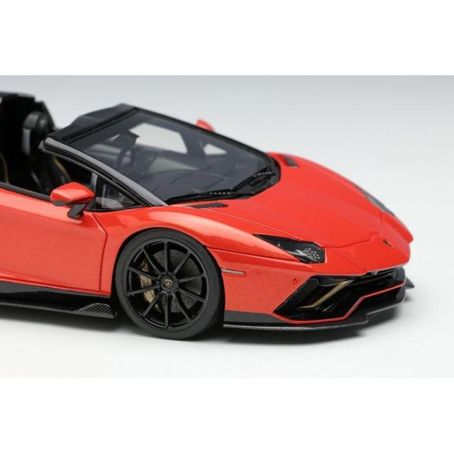 EIDOLON 1/43 Lamborghini Aventador LP780-4 Ultimae Roadster 2021 (Nireo Wheel)アランチオクサント Orange (オレンジ) メイクアップ EM638C_2
