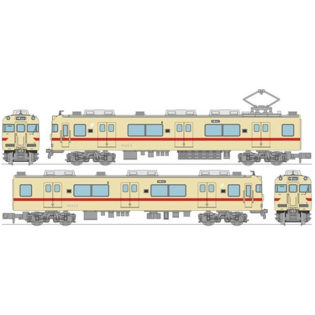 TOMYTEC 名古屋鉄道6000系 白帯2両セット 公式]鉄道模型((882-885)