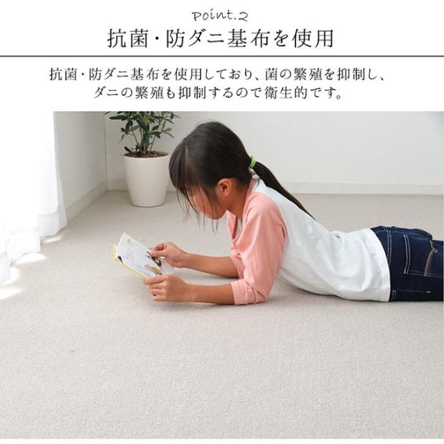 代引不可 引っ敷き 引っ敷き 日本 抗菌 消臭 身ぎれい 撥水 抗アレル物 壁蝨目打つ手 無地 緑であること 日本の首都間 3畳 約176×261糎 IKEHIKO 1340940123402