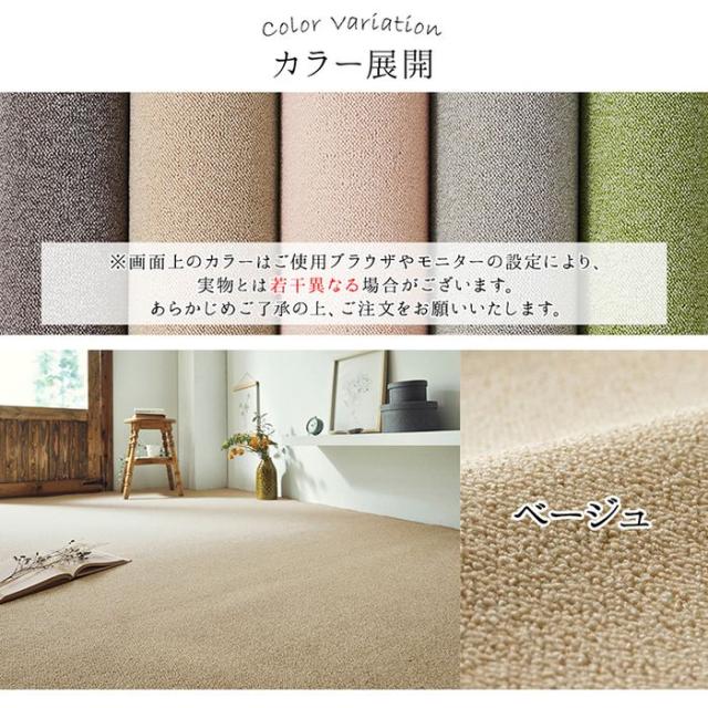代引不可 引っ敷き 引っ敷き 日本 抗菌 消臭 身ぎれい 撥水 抗アレル物 壁蝨目打つ手 無地 緑であること 日本の首都間 3畳 約176×261糎 IKEHIKO 1340940123402