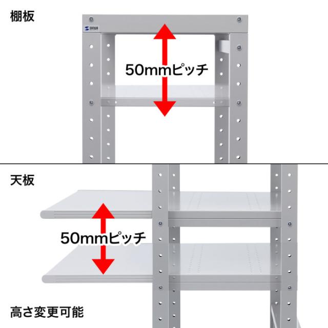 北海道・沖縄・離島配送不可 代引不可 eラック Nシリーズ（W1000×D800mm） サンワサプライ ER-100N_4