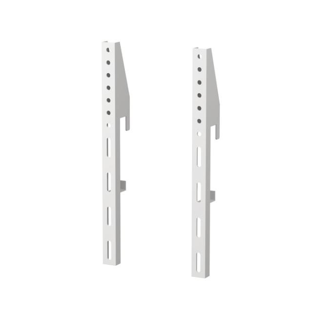 代引不可 eデスクハンギングバー用ディスプレイブラケット（ホワイト） サンワサプライ EST-HGPL1W